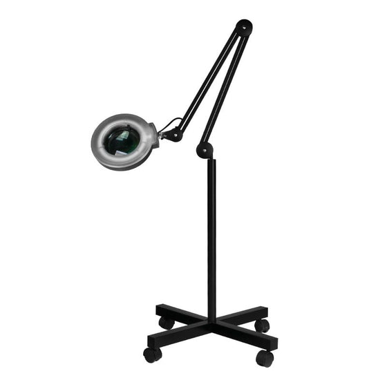 Lampada con Lente LED 5D su Stativo S4 Nera