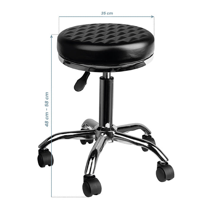 Sgabello AM-302 Nero Diamante 4