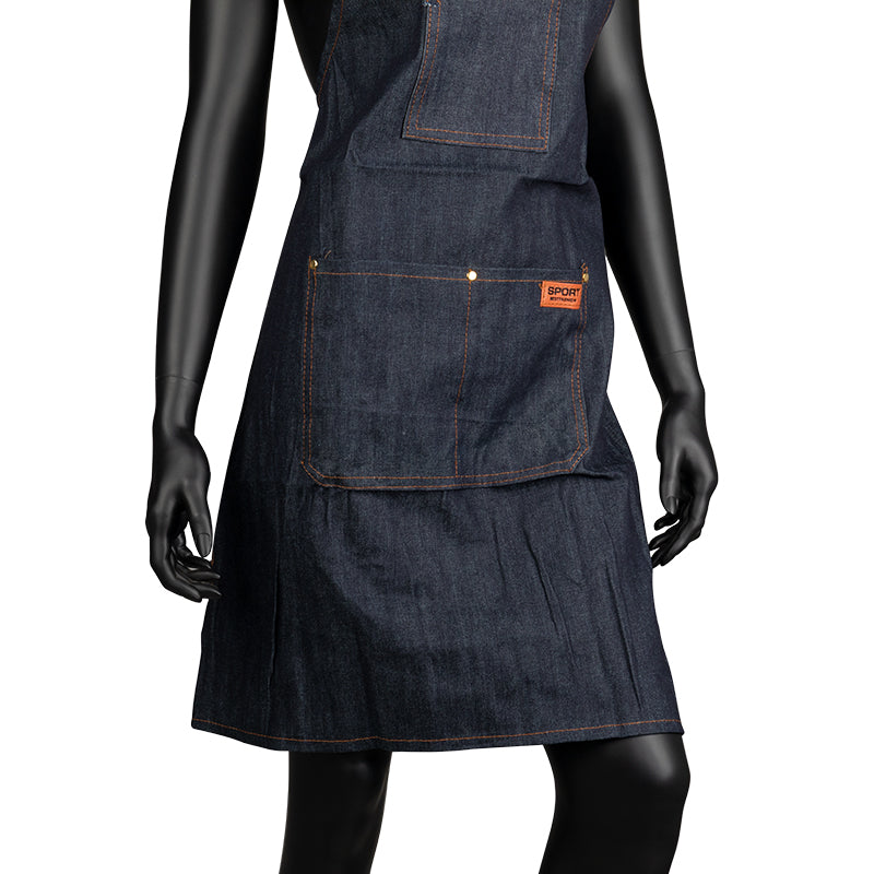 Grembiule da Parrucchiere Denim BB-05 - immagine 4