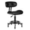 Sgabello Ergonomico con Ruote Gabbiano Florence Nero