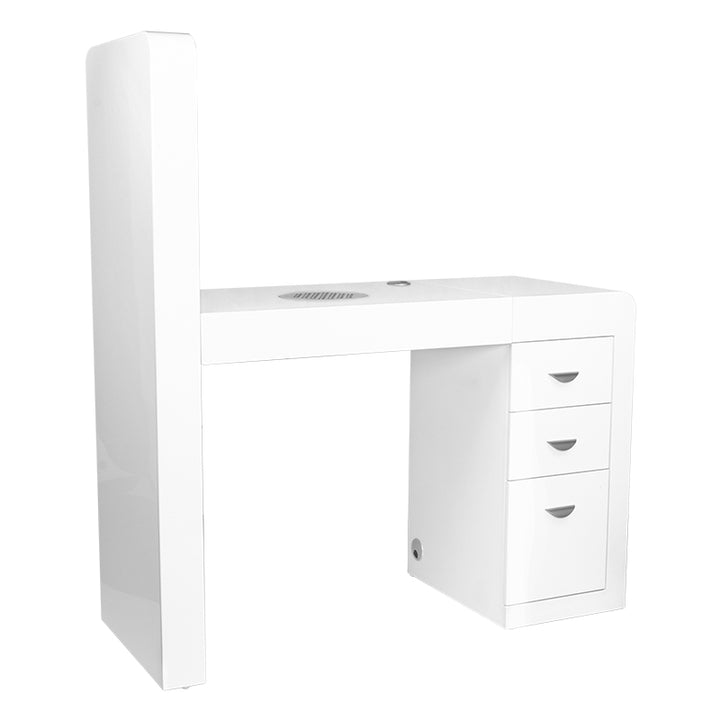 Tavolo da Manicure 310 Bianco Sinistra