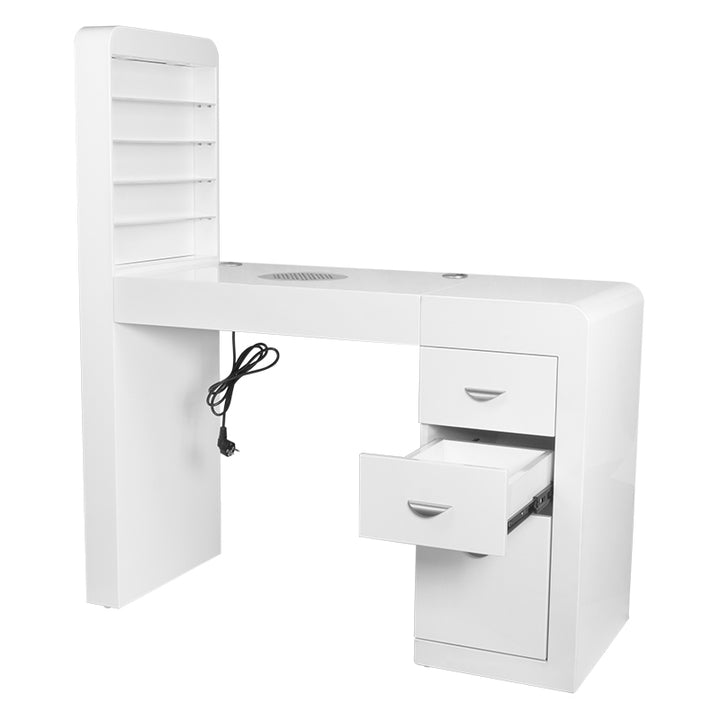 Tavolo da Manicure 310 Bianco Sinistra - immagine 5