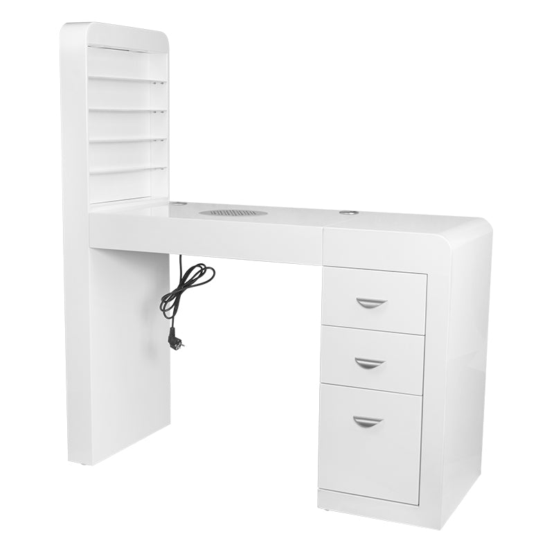 Tavolo da Manicure 310 Bianco Sinistra - immagine 7