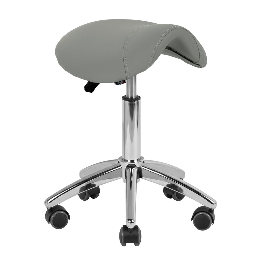 Sgabello con Ruote AM-302 Grigio