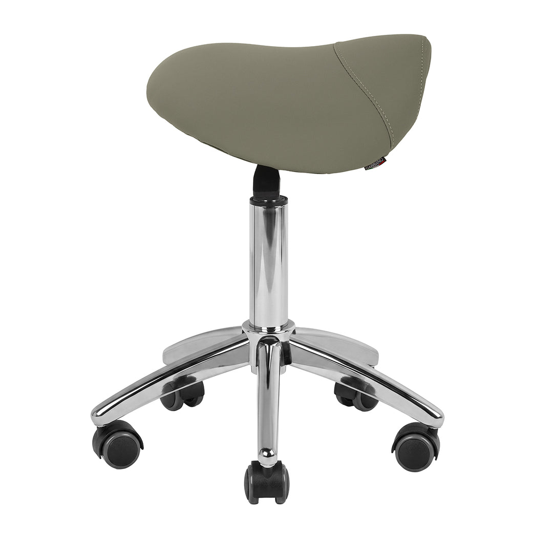 Sgabello con Ruote AM-302 Grigio - immagine 3