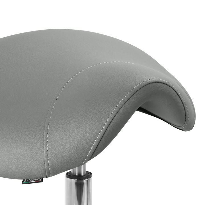 Sgabello con Ruote AM-302 Grigio - immagine 5