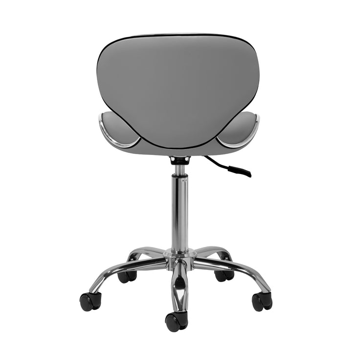 Sgabello Ergonomico con Ruote Gabbiano Q-4599 Grigio - immagine 4