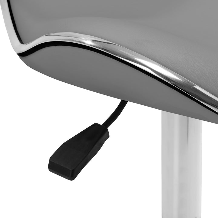 Sgabello Ergonomico con Ruote Gabbiano Q-4599 Grigio - immagine 6