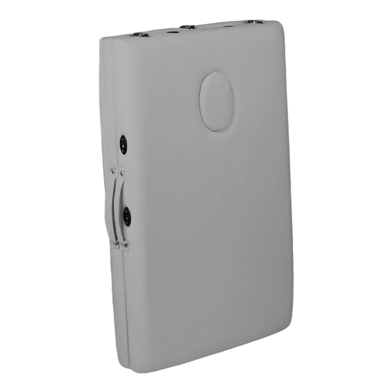 Lettino da massaggio pieghevole in alluminio Balance 3 zone grigio - immagine 5