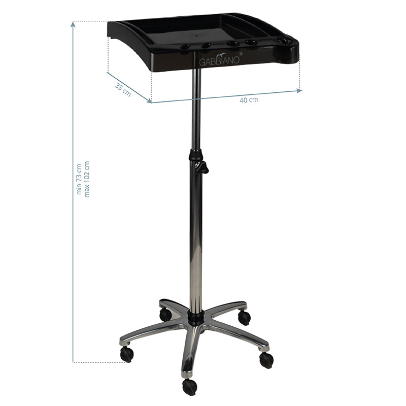 Carrello Parrucchiere Gabbiano 265 Nero - immagine 4