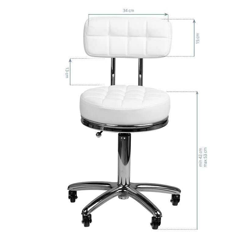Sgabello AM-877 Bianco 5