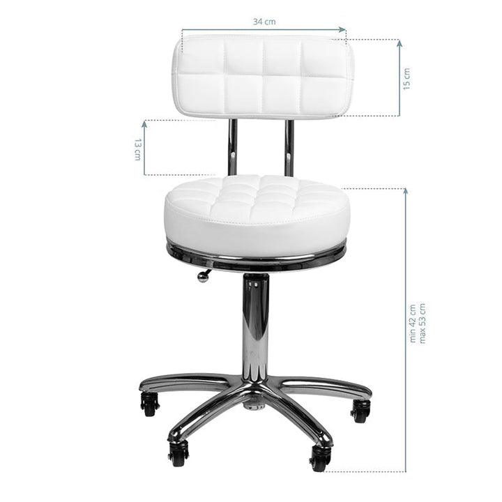 Sgabello AM-877 Bianco 5