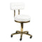 Sgabello Regolabile con Ruote AM-961 Oro Bianco