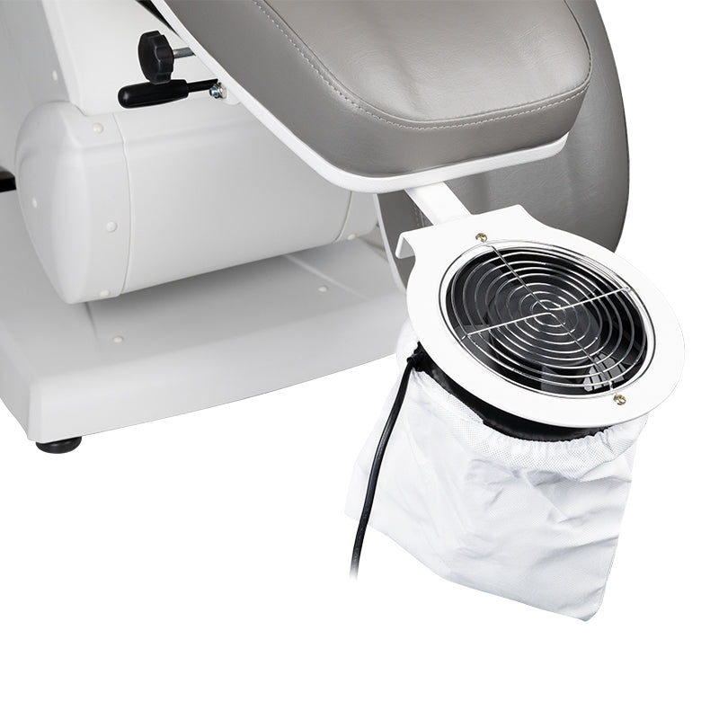 Aspiratore per Unghie Pedicure Azzurro F-18 Bianco