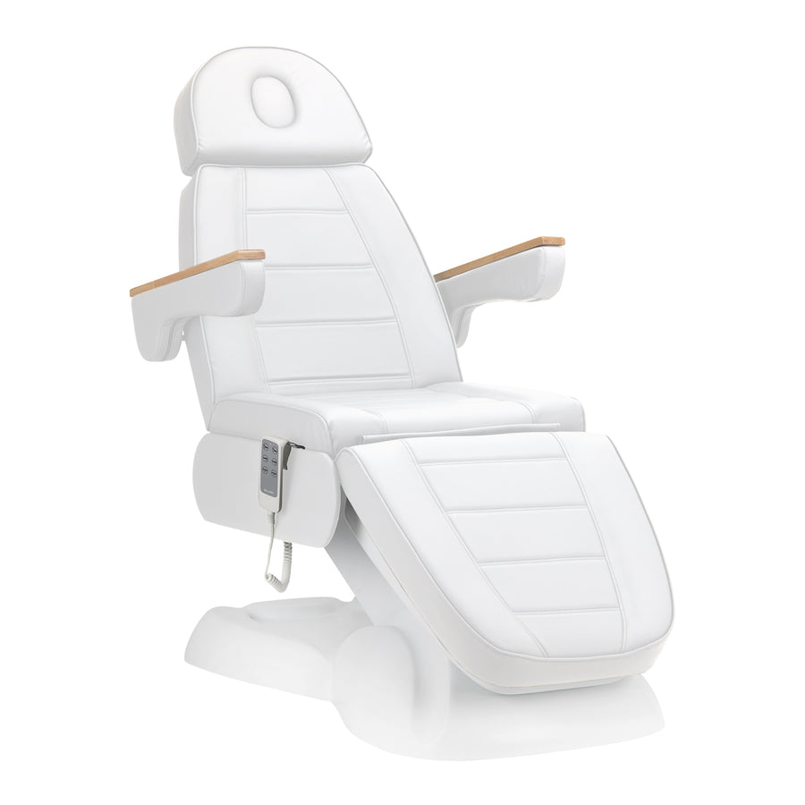 Poltrona Estetica Elettrica Lux 273B con 3 Motori Bianco