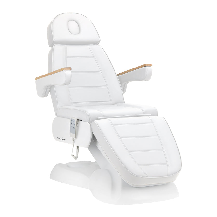 Poltrona Estetica Elettrica Lux 273B con 3 Motori Bianco