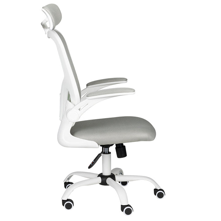 Sedia da ufficio Max Comfort 73H Bianco-Grigio 2