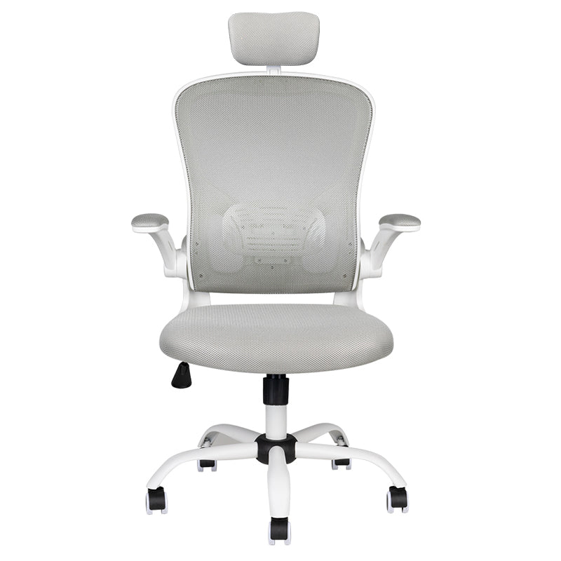 Sedia da ufficio Max Comfort 73H Bianco-Grigio 4