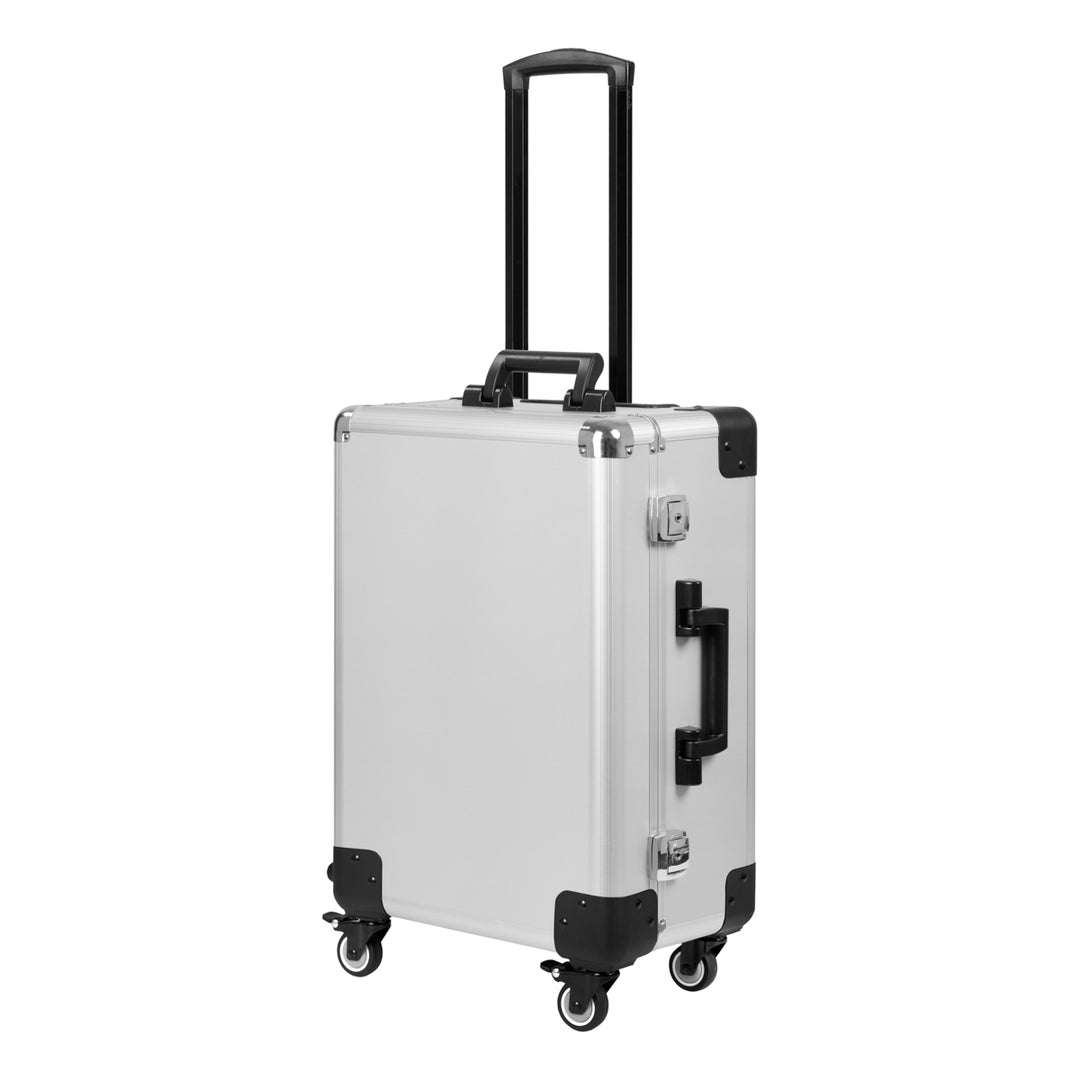 Valigia Trucco Postazione Mobile T-27 con Specchio Illuminato Argento - immagine 3