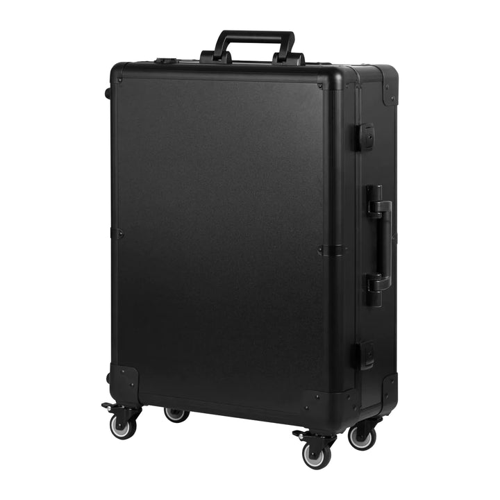 Valigia Trucco Postazione Mobile con Specchio Illuminato e Casse Nero - immagine 2