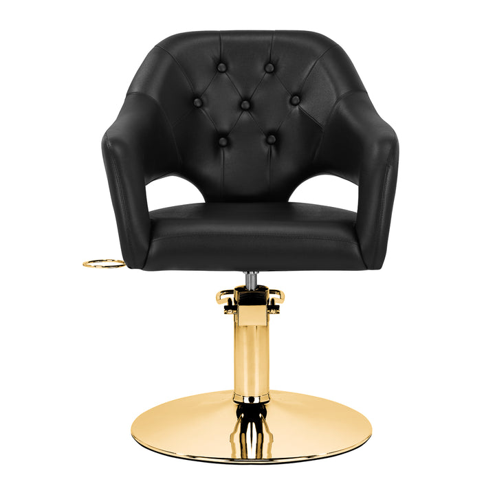 Poltrona Parrucchiere Gabbiano Parma Oro-Nero - immagine 2