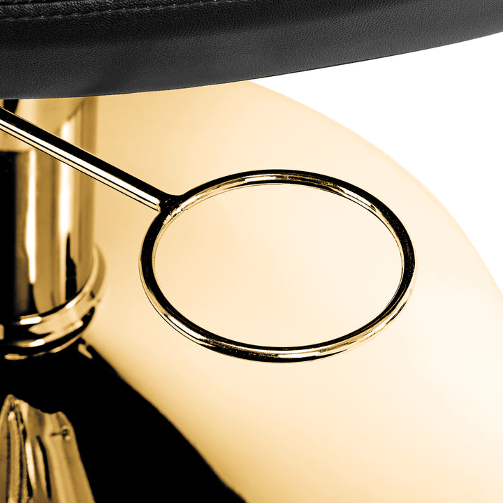 Poltrona Parrucchiere Gabbiano Parma Oro-Nero - immagine 8