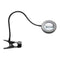 Lampada con Lente LED 5D a Morsetto USB con Collo d’Oca Nera