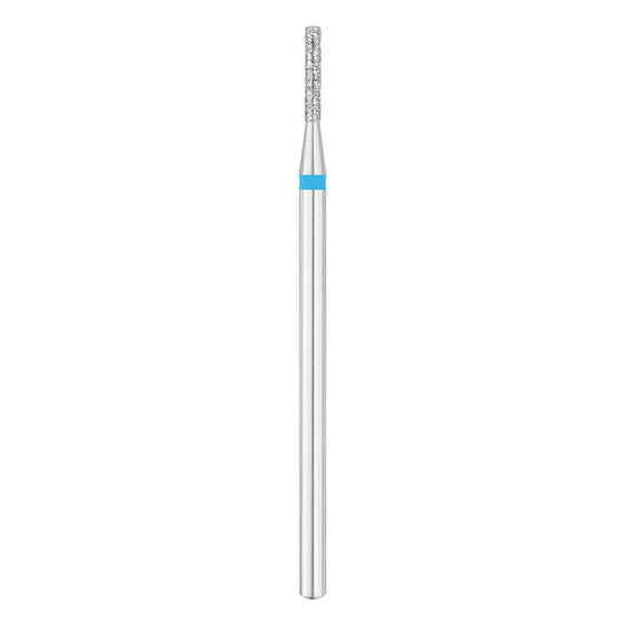 Exo Punte fresa pedicure Diamante Cilindro Piatto ⌀1.4/8 mm Media