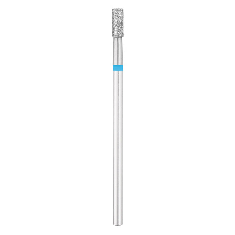 Exo Punte fresa pedicure Diamante Cilindro Piatto ⌀1.8/8 mm Media