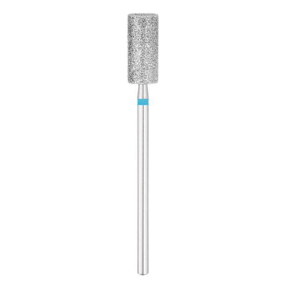 Exo Punte fresa pedicure Diamante Cilindro Piatto ⌀6/13 mm Media