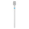 Exo Punte fresa pedicure Diamante Cilindro Morbido Piatto/Rotondo ⌀5/7 mm Media