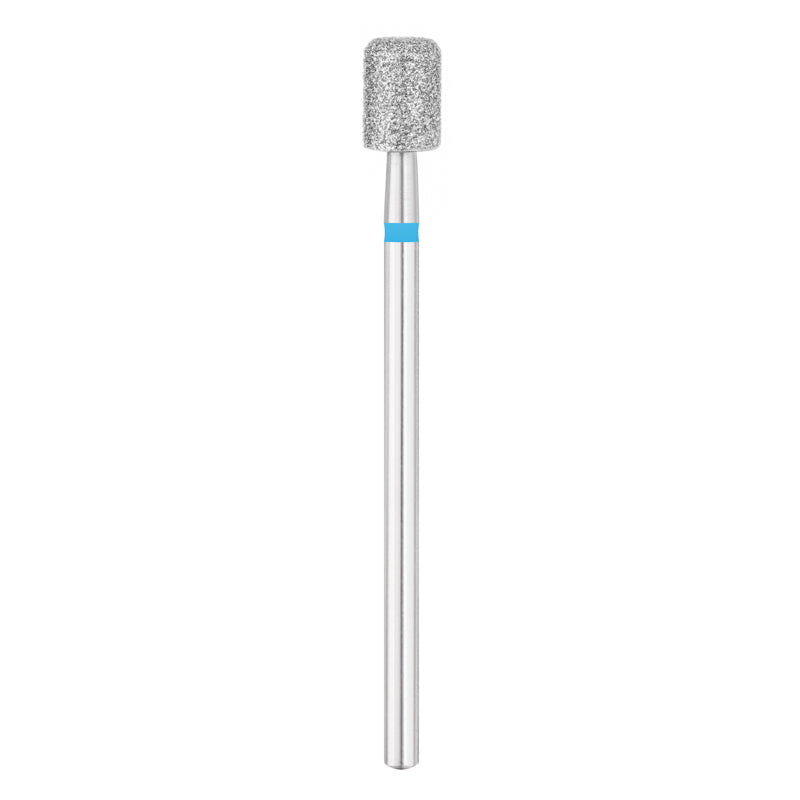 Exo Punte fresa pedicure Diamante Cilindro Rotondo/Rotondo ⌀5/7 mm Media