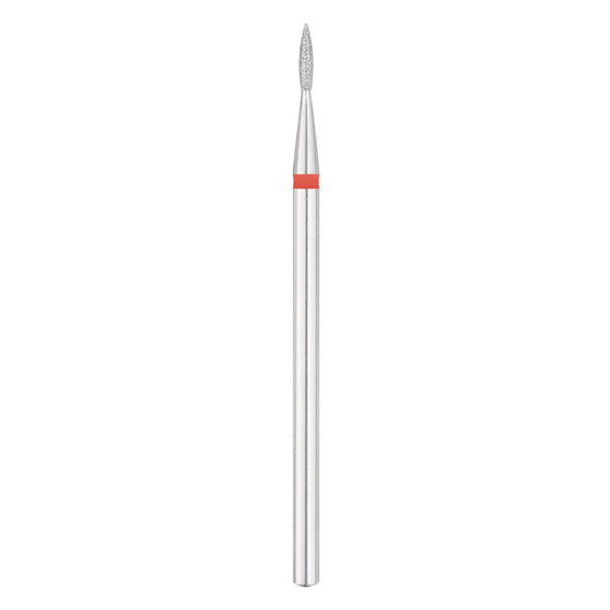 Exo Punte fresa pedicure Diamante fiamma Rotondo ⌀1.8/8 mm Leggera