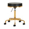 Sgabello con Ruote H4 Oro Nero