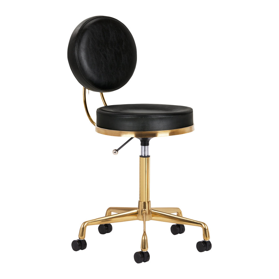 Sgabello H5 Oro Nero 1