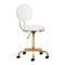 Sgabello con Ruote H5 Oro Bianco