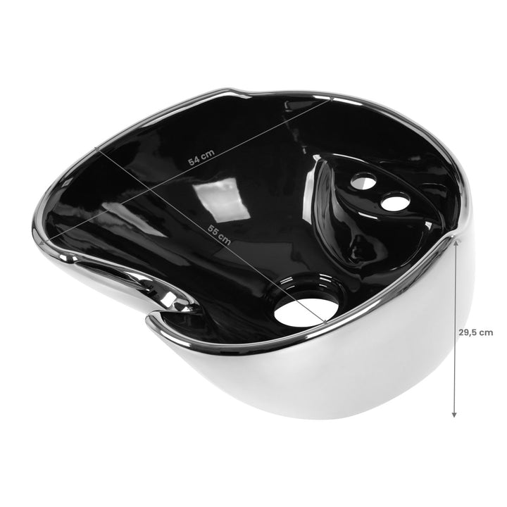 Bacinella in Ceramica per Lavatesta Gabbiano Argento - immagine 4