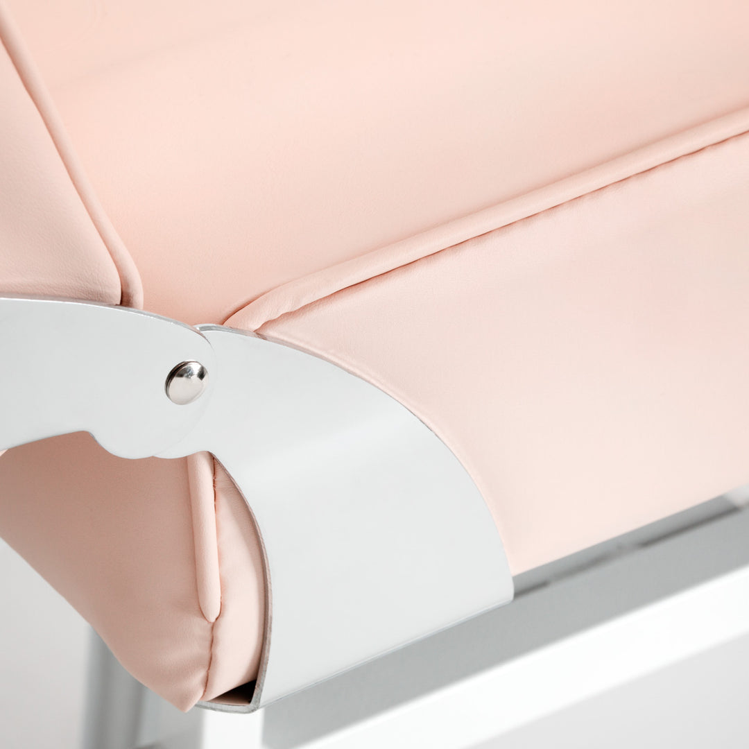 Poltrona estetista idraulica Basic 210 Rosa - immagine 16