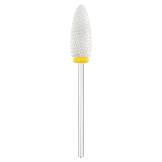 Exo Punte fresa pedicure 307 Ceramica Ovale Rotondo ⌀6/14.5 mm Molto Leggera