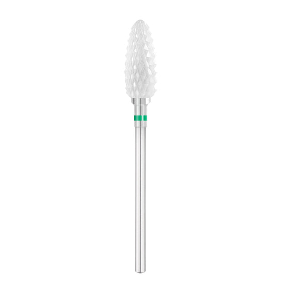 Exo Punte fresa pedicure 230 Ceramica Ovale Rotondo ⌀6/14.5 mm Forte