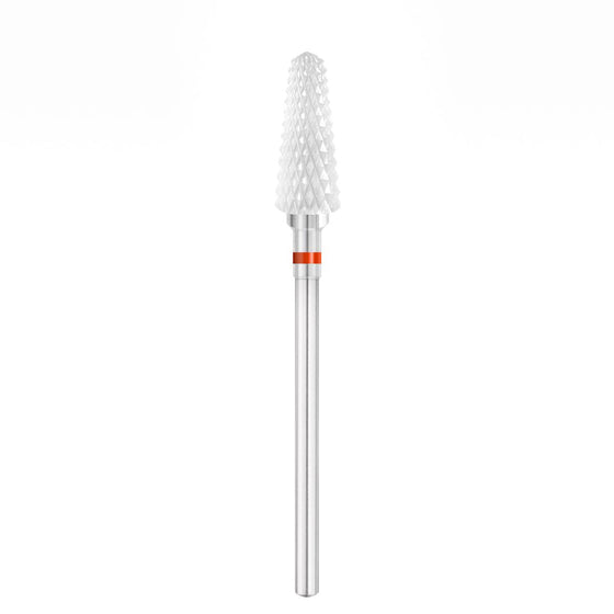 Exo Punte fresa pedicure 826 Ceramica Cono Rotondo ⌀2.5 - 5.5/13 mm Media