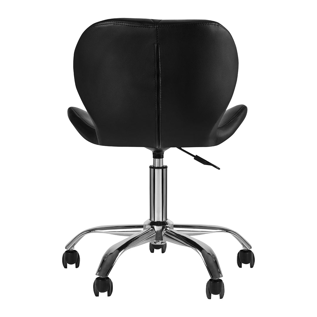 Sgabello con Ruote QS-06 Nero - immagine 3