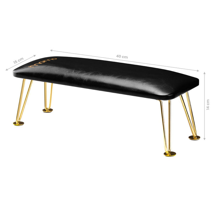 Poggiamani Unghie Momo 6-M Oro Nero - immagine 5