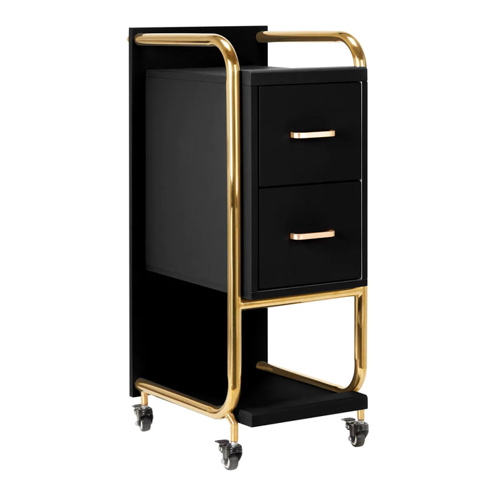 Carrello Parrucchiere Gabbiano Solo Nero