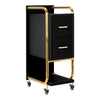 Carrello Parrucchiere Gabbiano Solo Nero