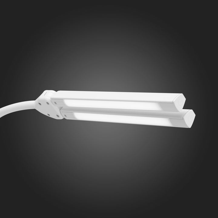 Lampada LED con Treppiede e Intensità Regolabile Glow 6019 Bianco - immagine 4