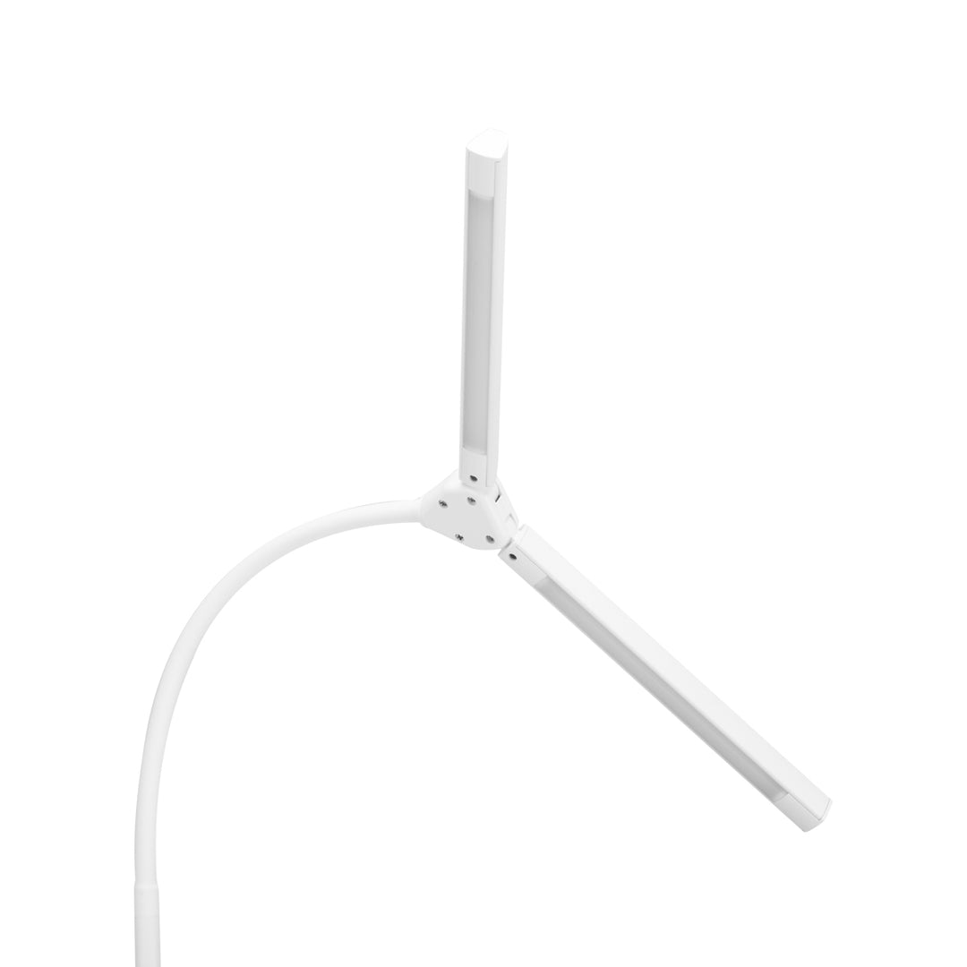 Lampada LED con Treppiede e Intensità Regolabile Glow 6019 Bianco - immagine 5