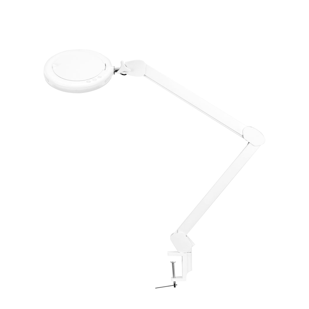Lampada lente ingrandimento SMD LED Glow 8021 da Tavolo Bianco 2