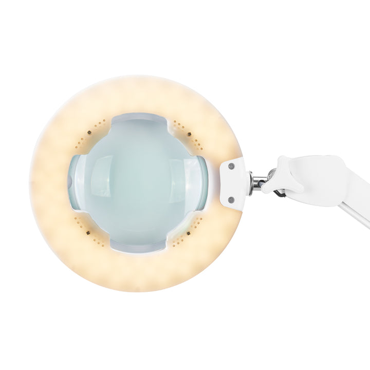 Lampada lente ingrandimento SMD LED Glow 8021 da Tavolo Bianco 7