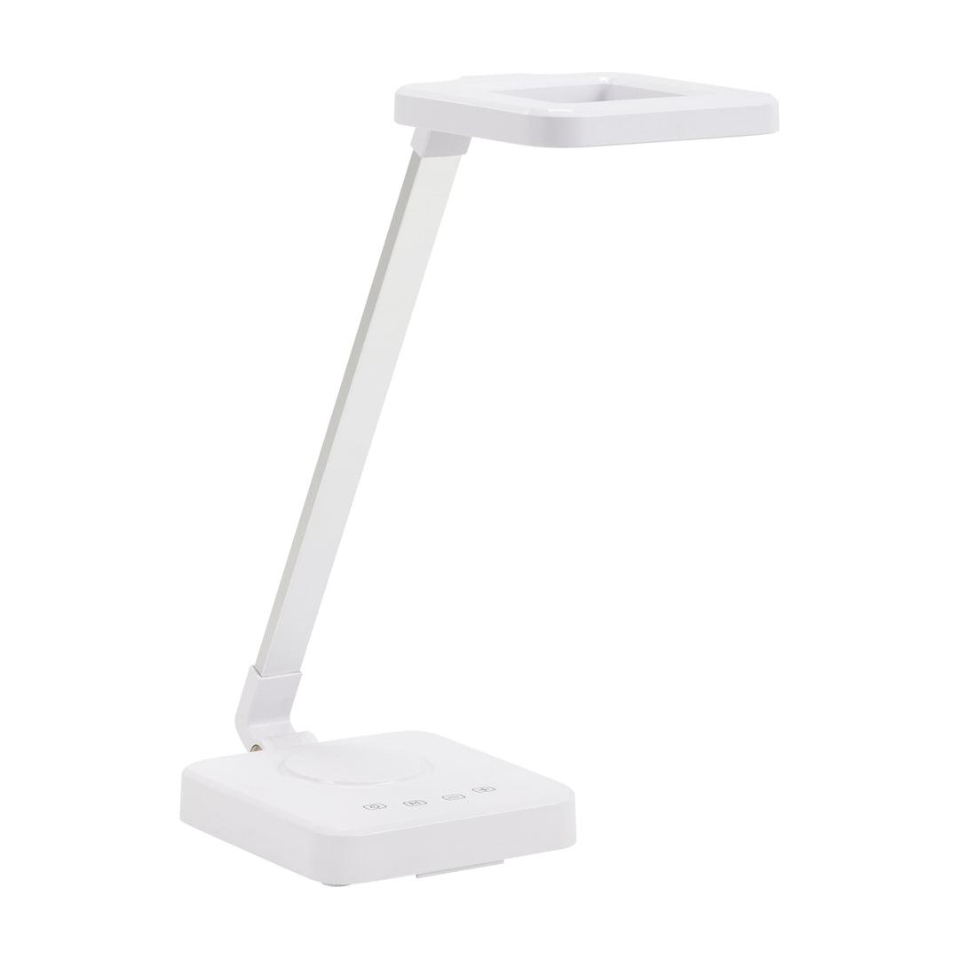 Lampada LED con Colore e Intensità Regolabili Elegante 804 Bianco - immagine 2